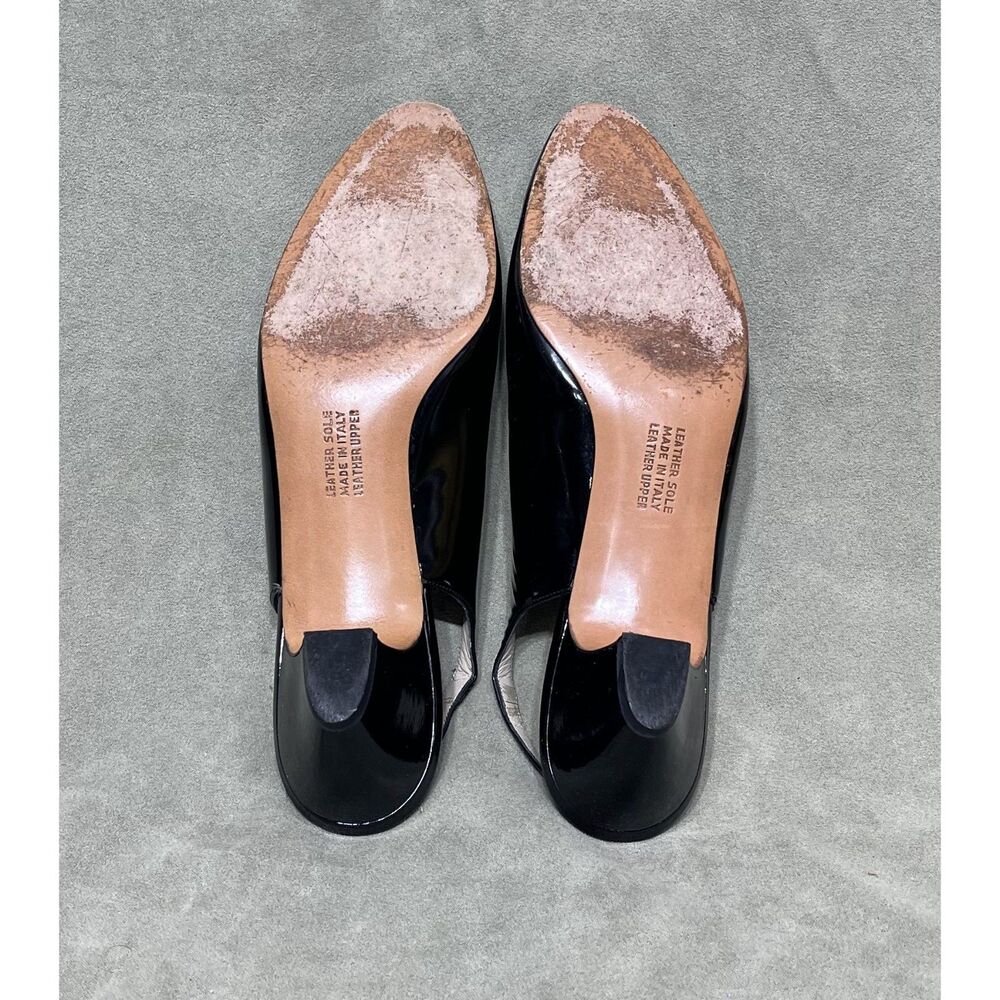 Salvatore Ferragamo Leather Slingback Pumps - Size 10 - Picture 2 of 3
